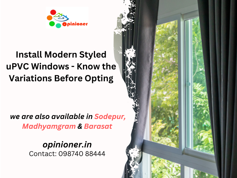 Modern Styled uPVC Windows